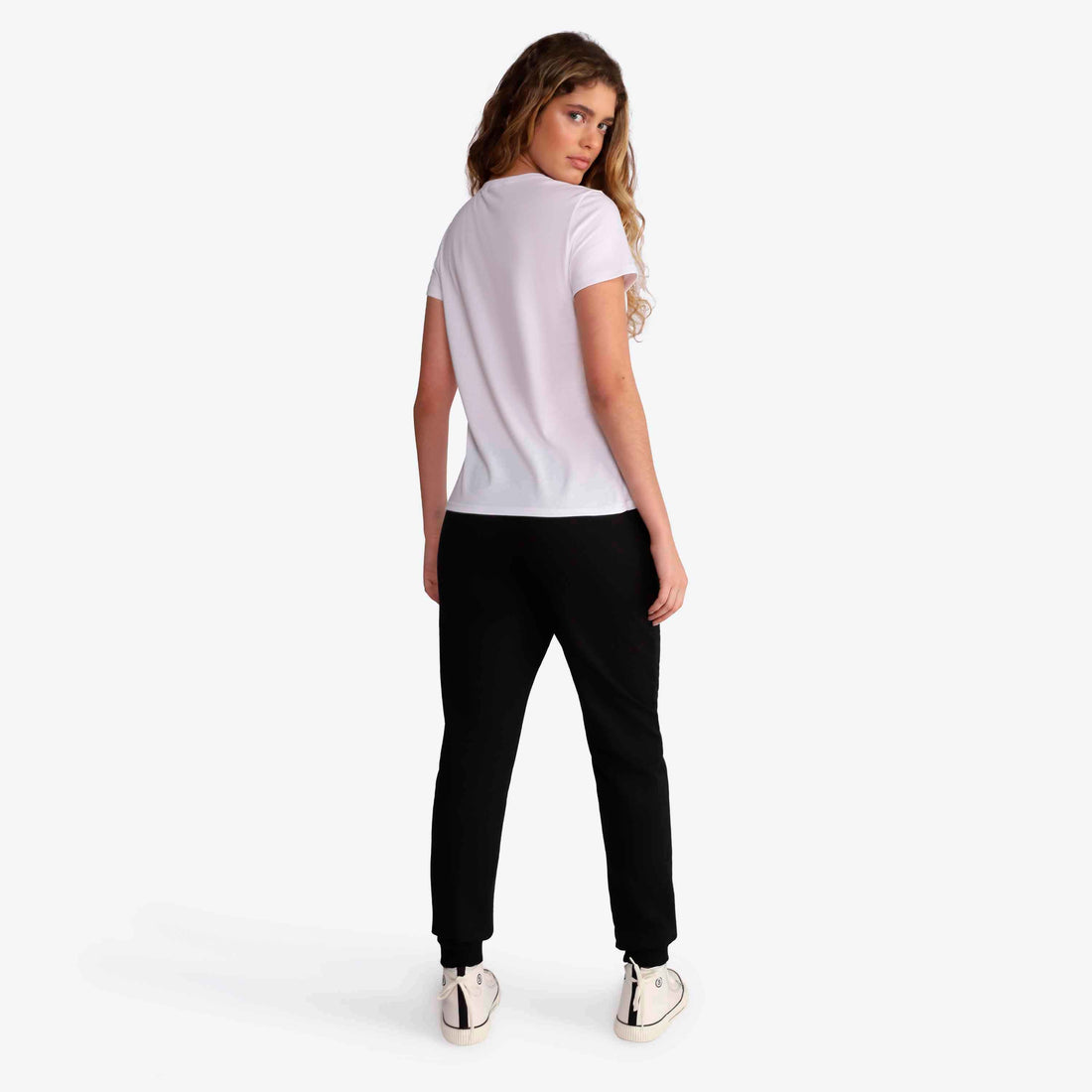 Tech T-Shirt Modal Gola V Feminina - Branco