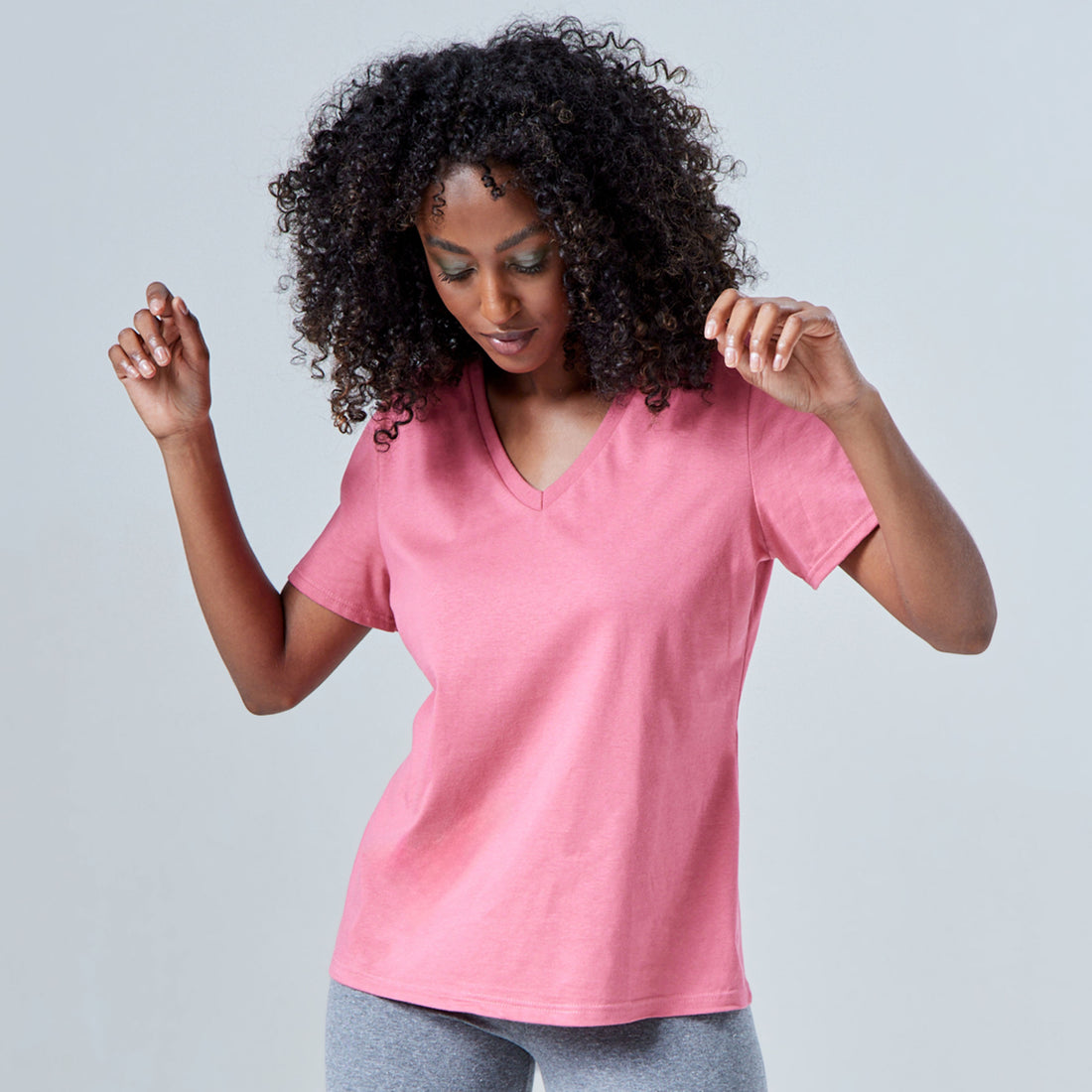 Tech T-Shirt Anti Odor Gola V Feminina - Rosa Blush