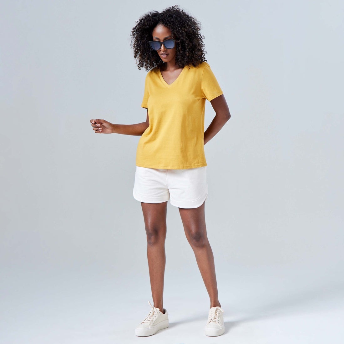 Tech T-Shirt Anti Odor Gola V Feminina - Amarelo Queimado