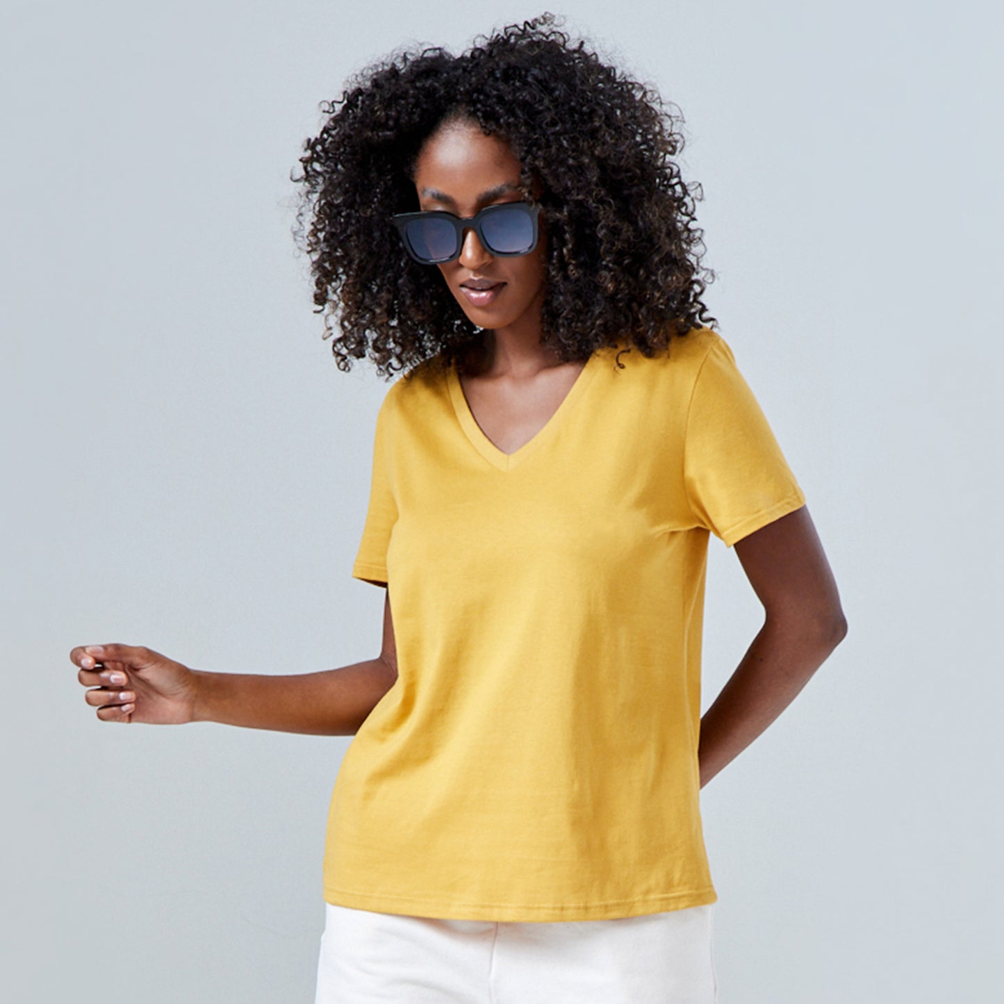 Tech T-Shirt Anti Odor Gola V Feminina - Amarelo Queimado