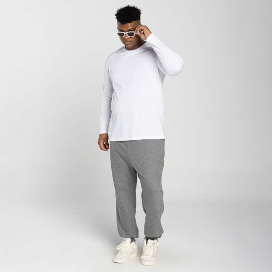 Tech T-Shirt Anti Odor Manga Longa Plus Masculina - Branco