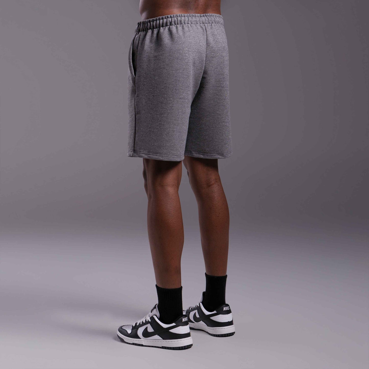 Bermuda Moletom Tech NoLiquid Masculina - Mescla Escuro