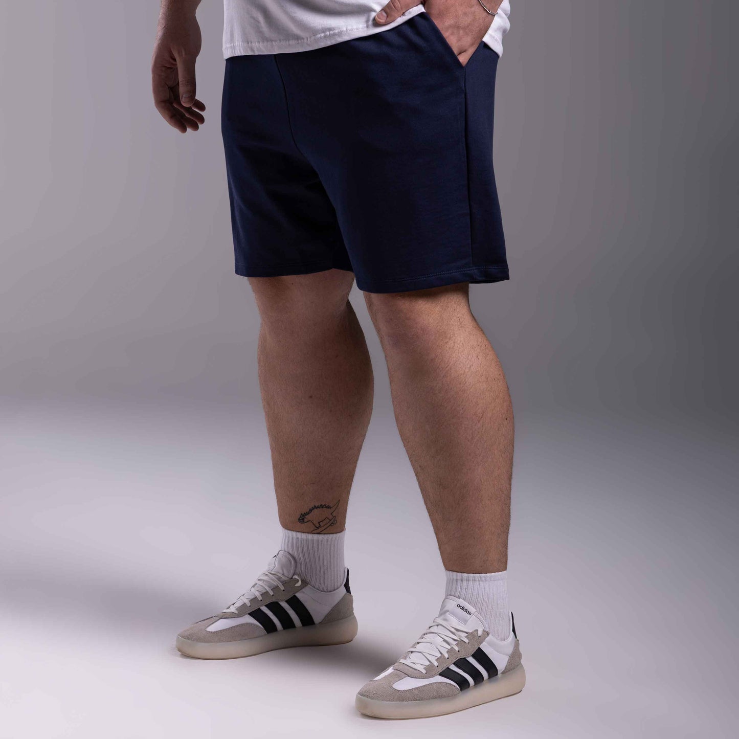 Bermuda Moletom Tech NoLiquid Plus Masculina - Azul Marinho