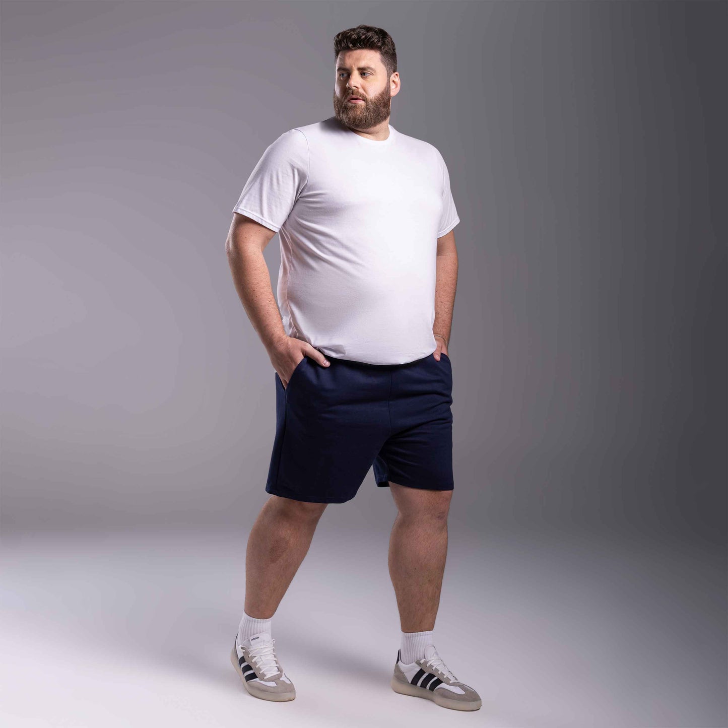 Bermuda Moletom Tech NoLiquid Plus Masculina - Azul Marinho