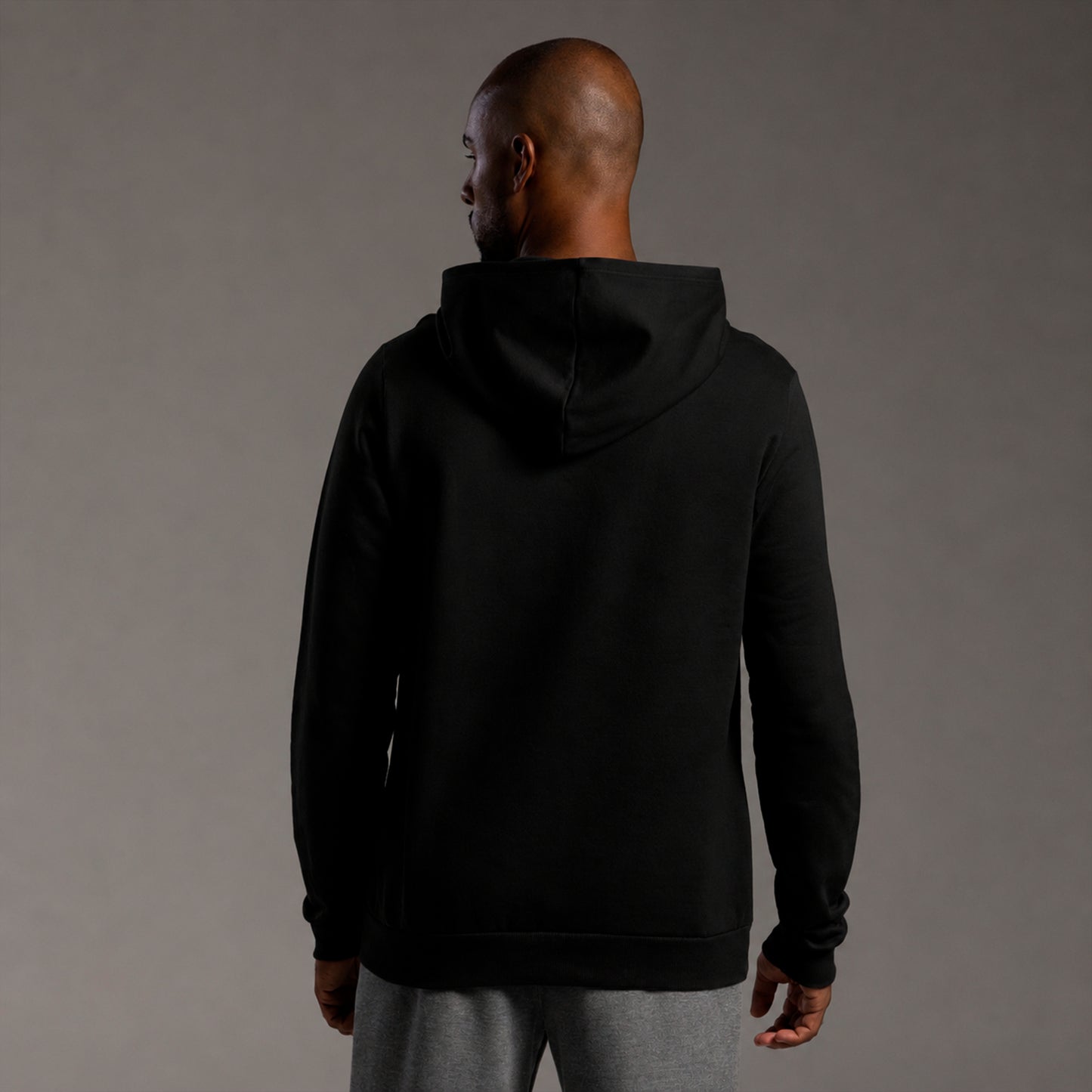 Blusão Tech NoLiquid Moletom Flanelado Capuz - Preto
