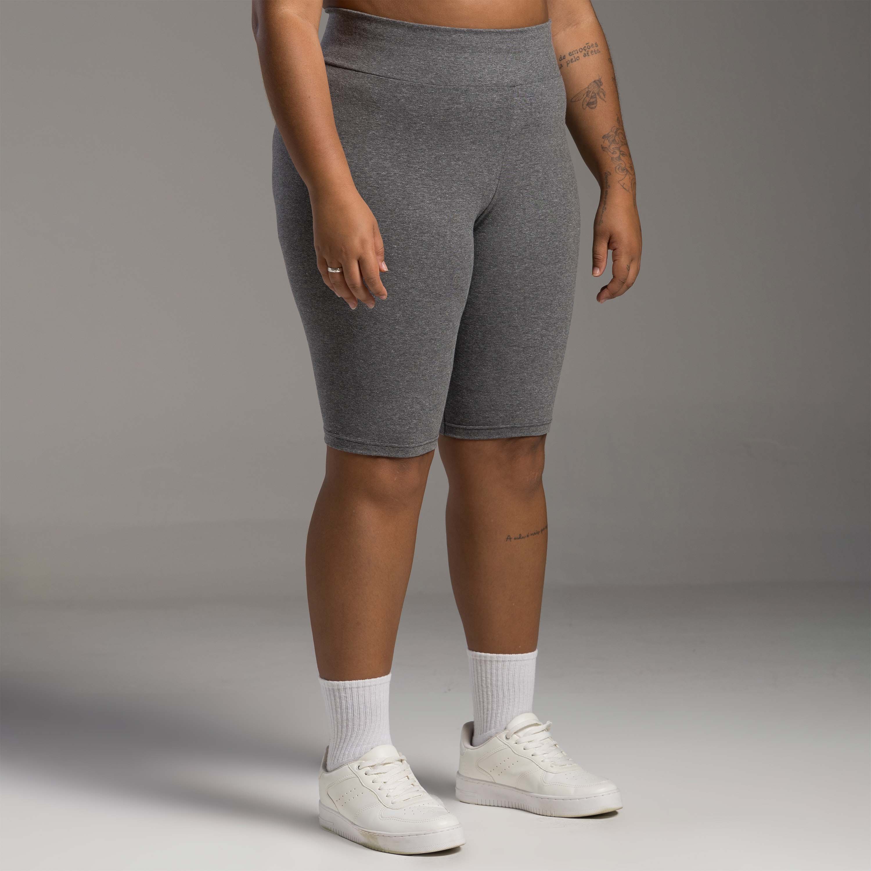 Bermuda Ciclista Tech Anti Odor Plus - Mescla Escuro