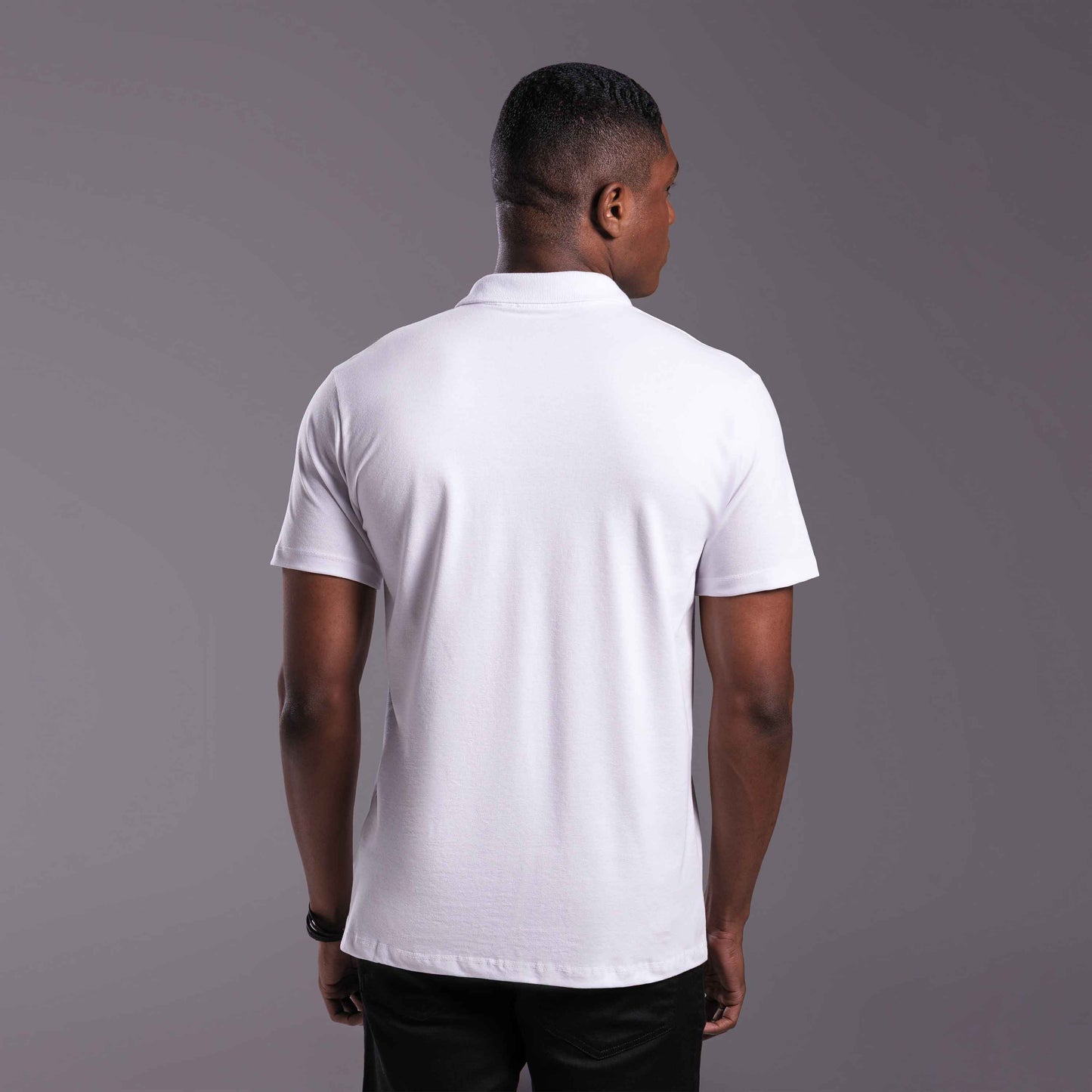 Camisa Polo Tech Anti Odor Piquet Masculina - Branco