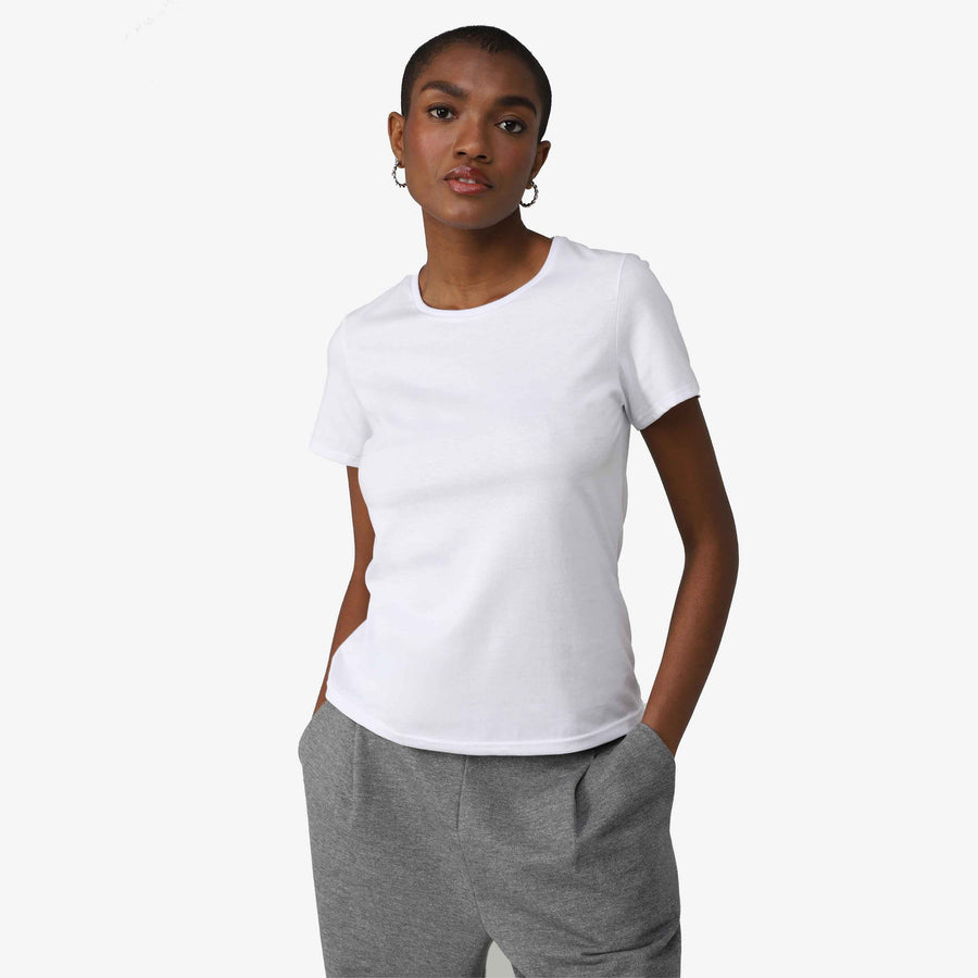Tech T-Shirt Anti Odor Slim Feminina - Branco