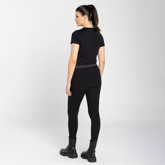 Tech T-Shirt Anti Odor Slim Feminina - Preto