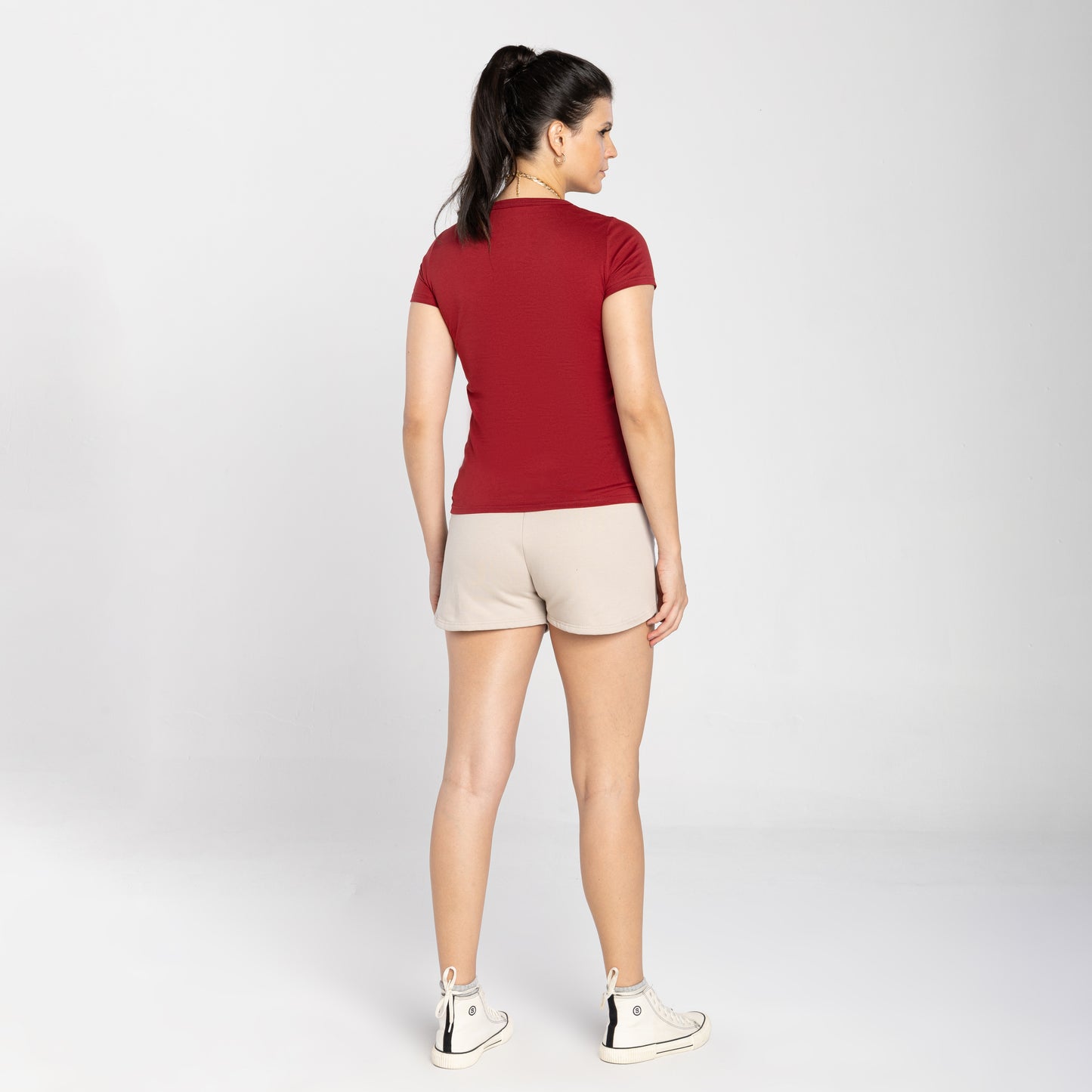 Tech T-Shirt Anti Odor Slim Feminina - Vermelho Escarlate