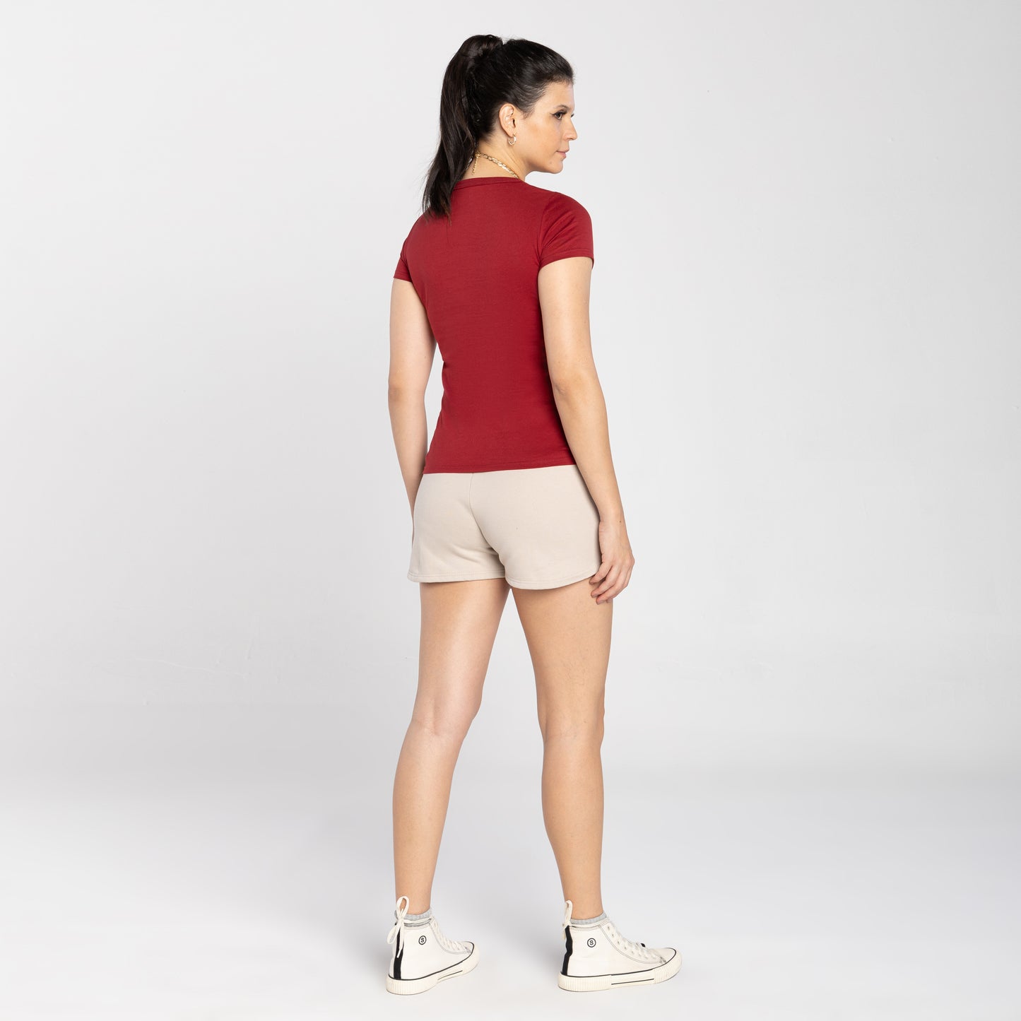 Tech T-Shirt Anti Odor Slim Feminina - Vermelho Escarlate