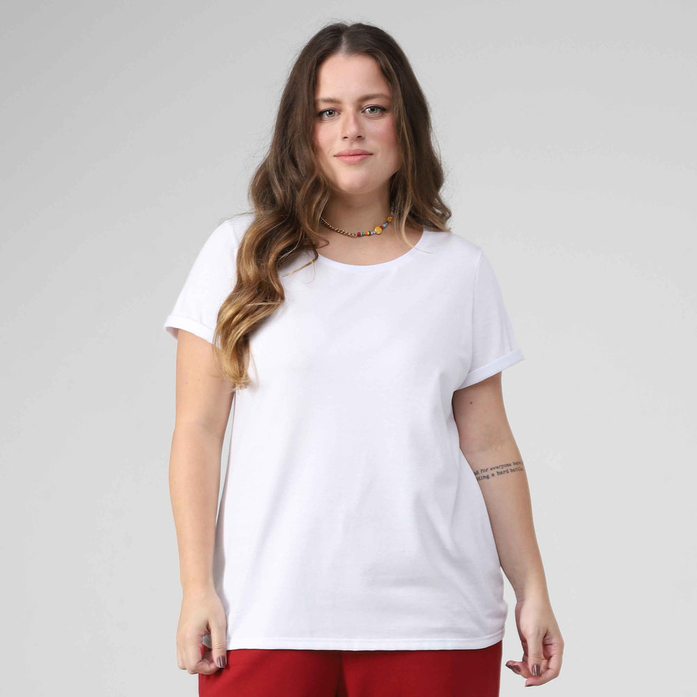 Tech T-Shirt Anti Odor Slim Plus Feminina - Branco