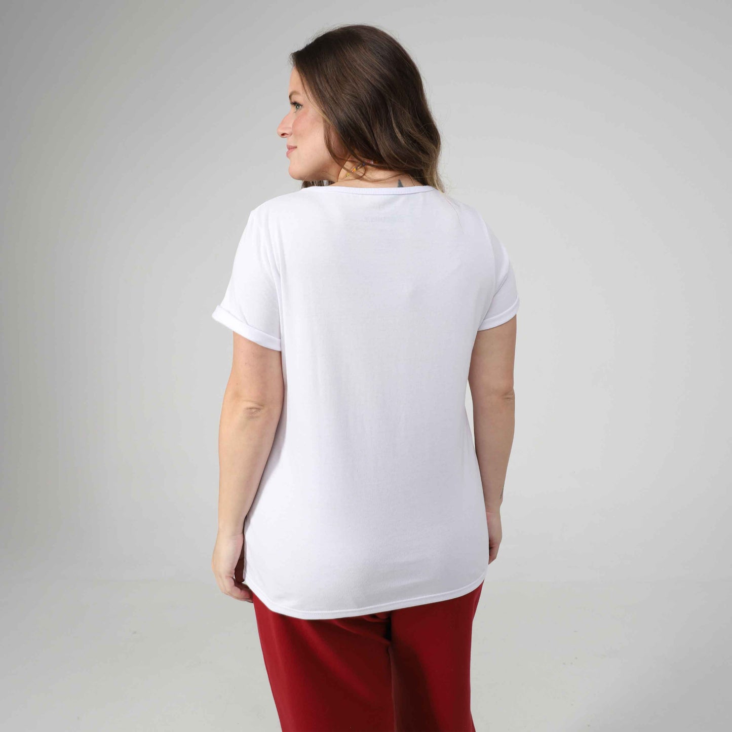 Tech T-Shirt Anti Odor Slim Plus Feminina - Branco