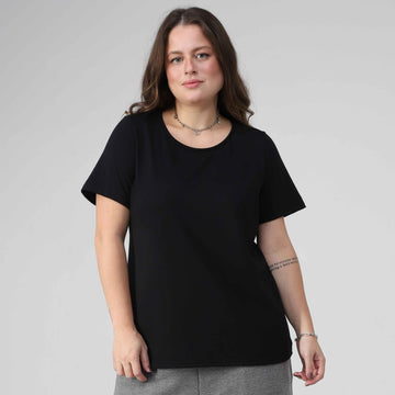 Tech T-Shirt Anti Odor Slim Plus Feminina - Preto