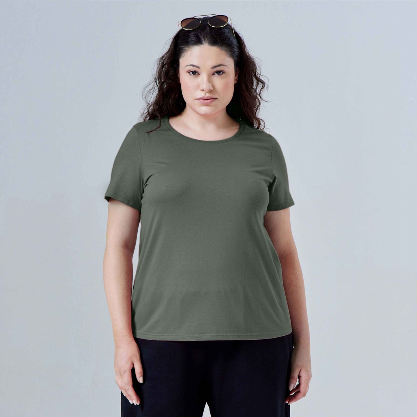 Tech T-Shirt Anti Odor Slim Plus Feminina - Verde Figo