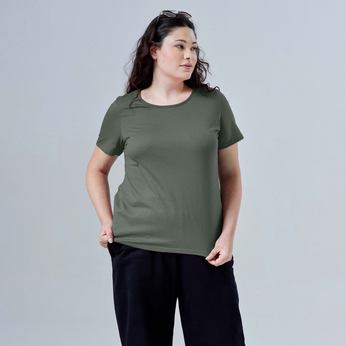 Tech T-Shirt Anti Odor Slim Plus Feminina - Verde Figo