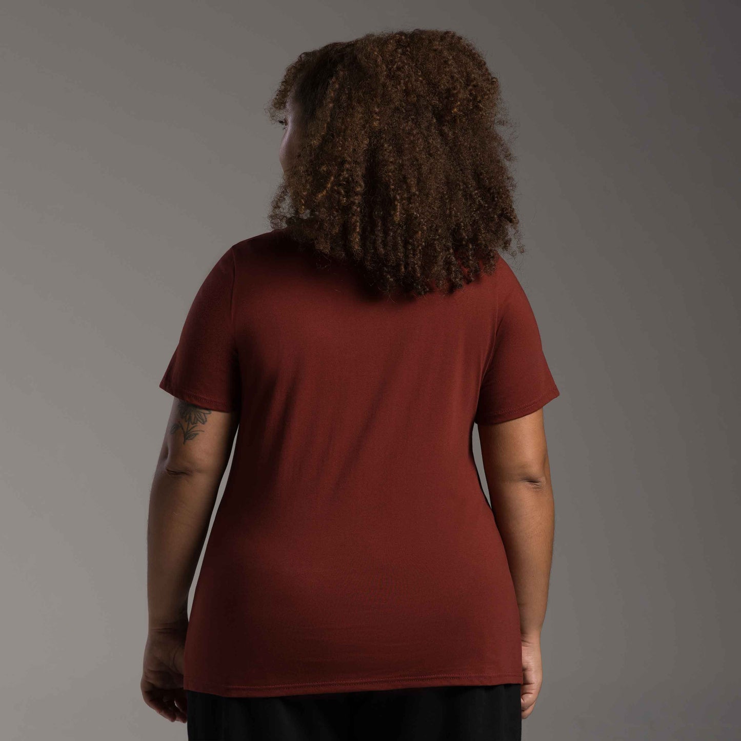 Tech T-Shirt Anti Odor Slim Plus Feminina - Vermelho Cabernet