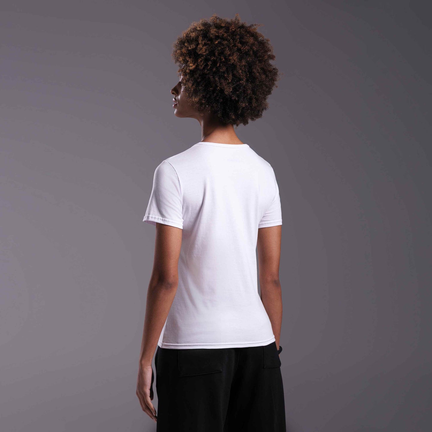 Tech T-Shirt Anti Odor Slim Gola V Feminina - Branco