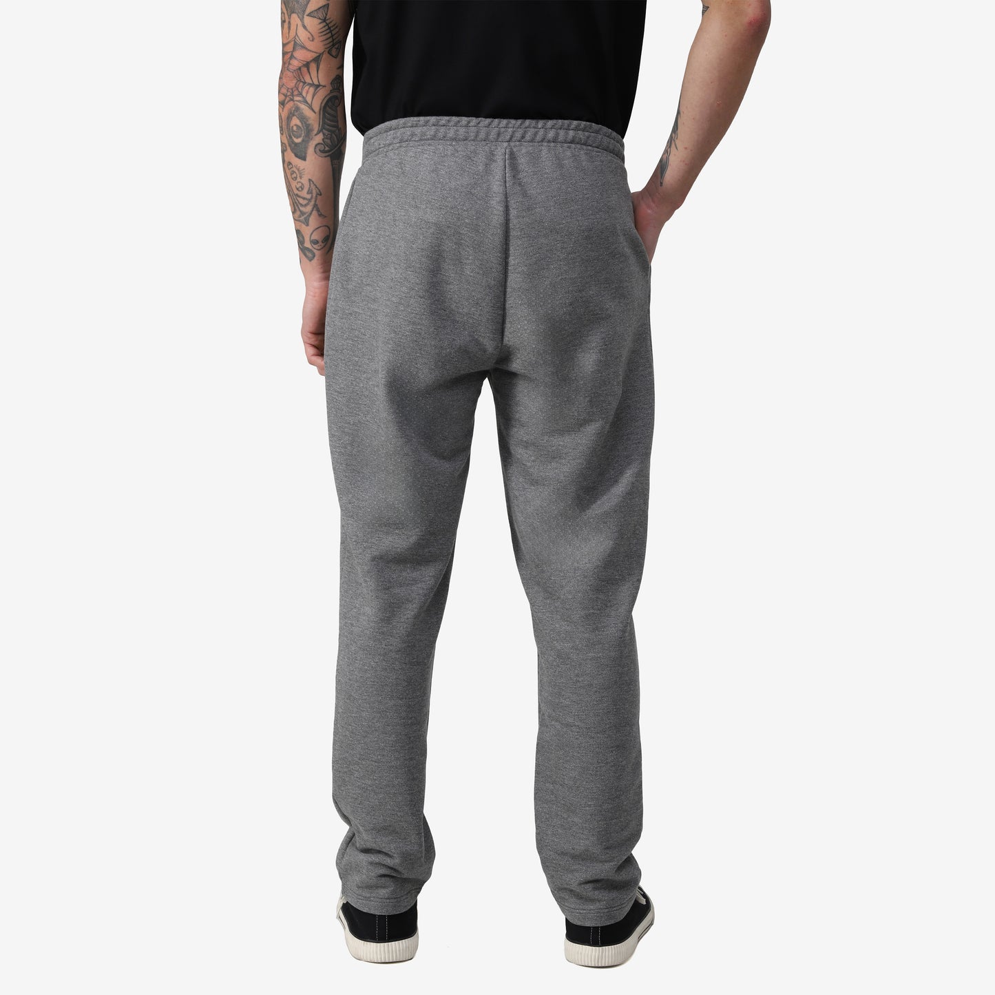 Calça Chino Tech Impermeável Moletom - Mescla Escuro