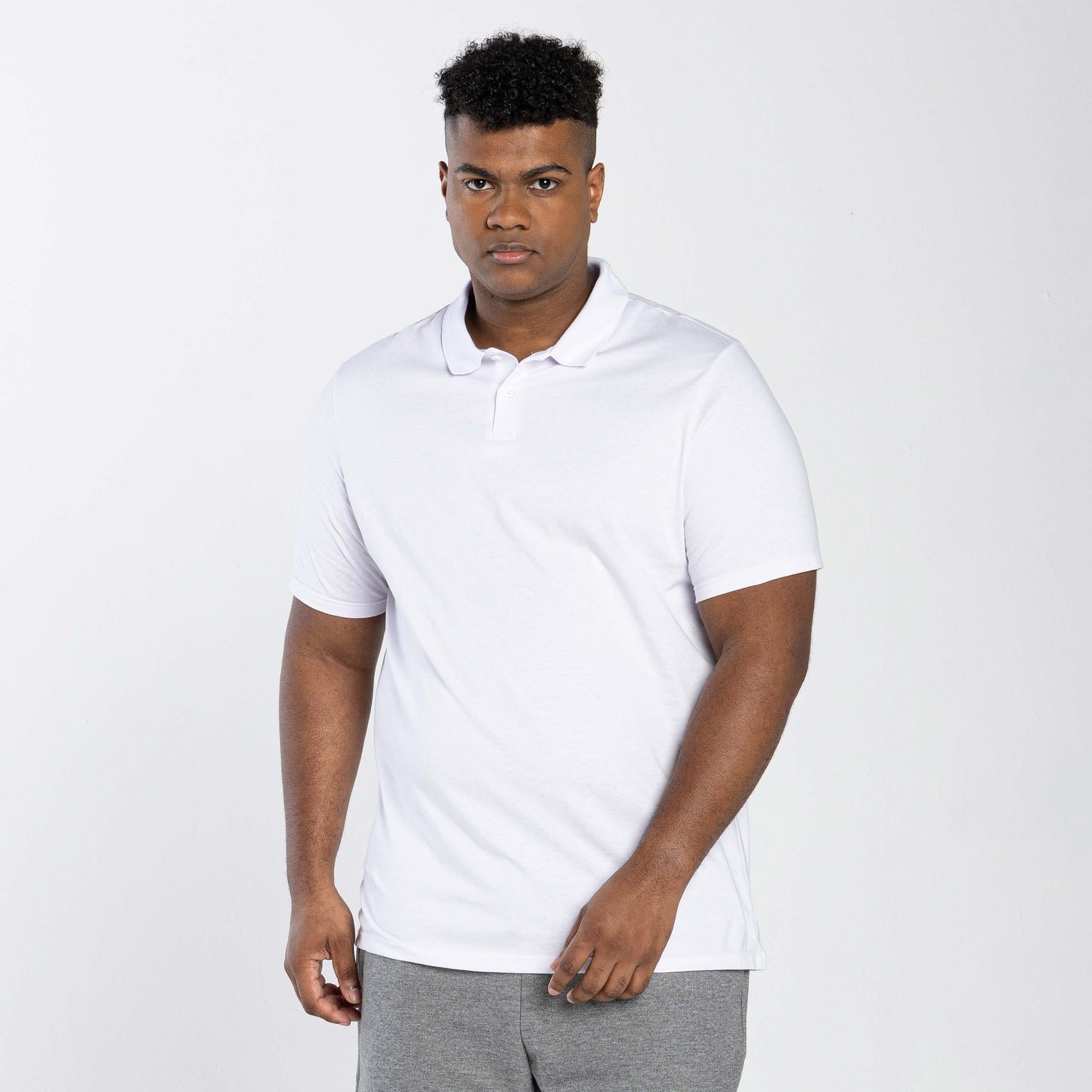 Camisa Polo Tech Anti Odor Plus Masculina - Branco