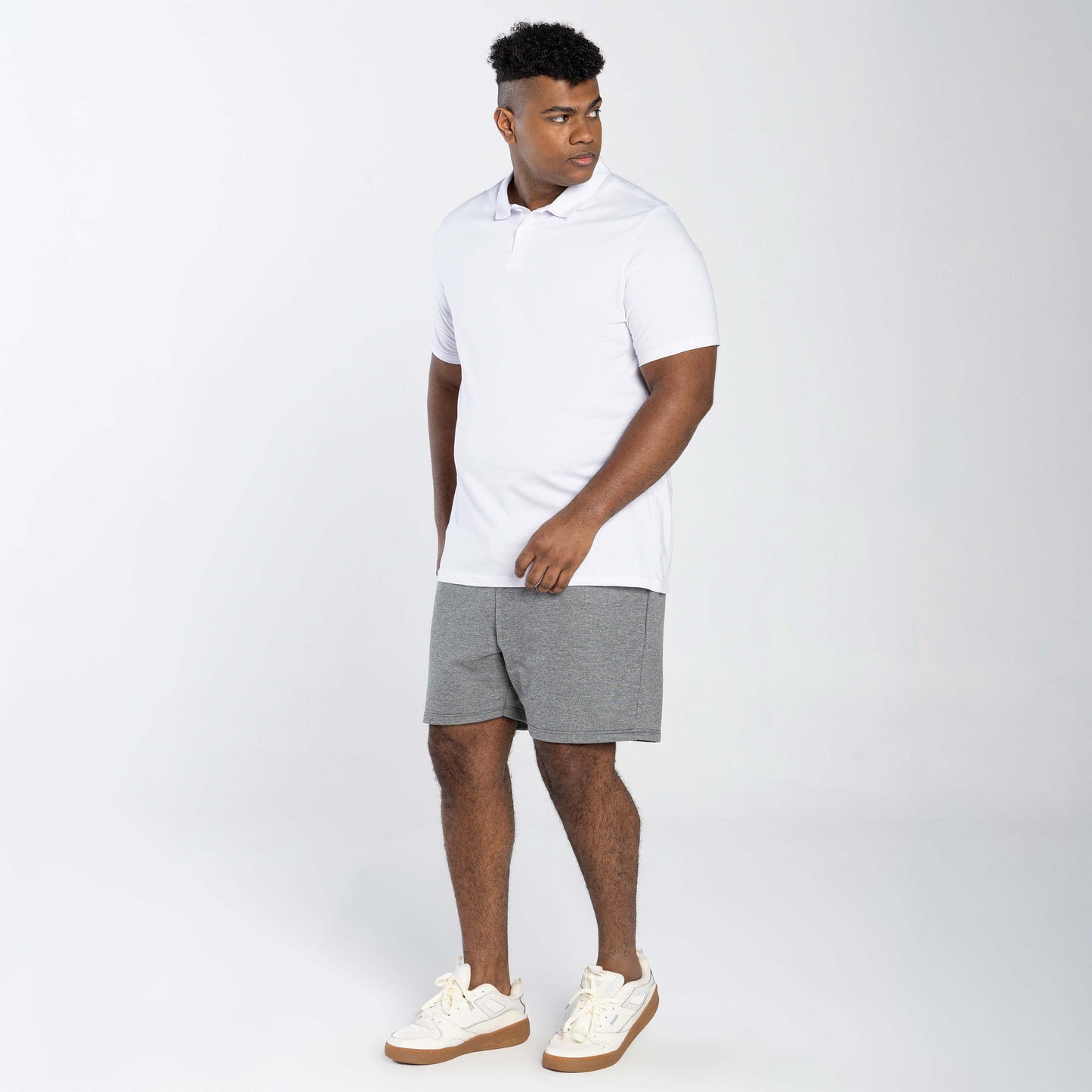 Camisa Polo Tech Anti Odor Plus Masculina - Branco