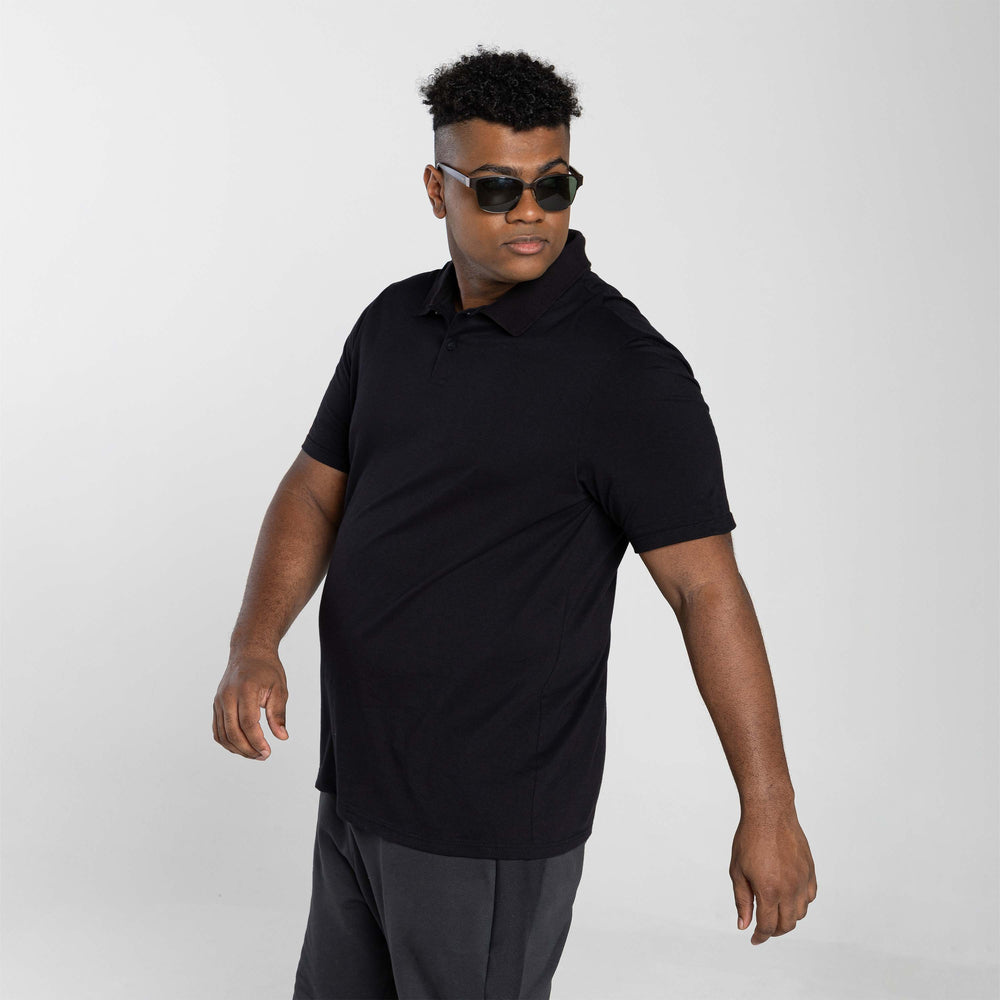 Camisa Polo Tech Anti Odor Plus Masculina - Preto