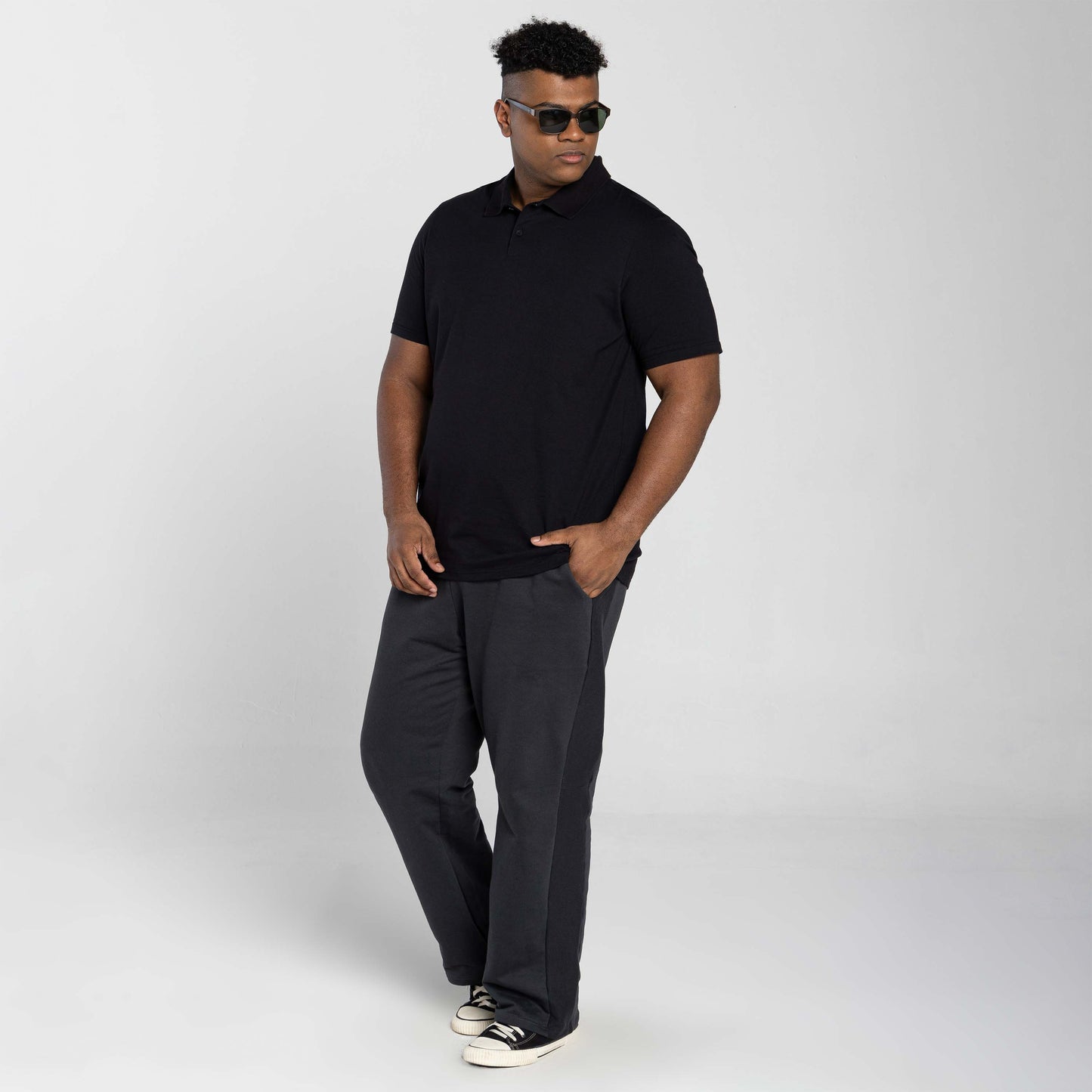 Camisa Polo Tech Anti Odor Plus Masculina - Preto