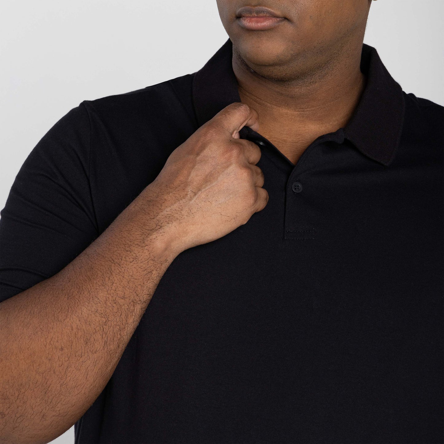 Camisa Polo Tech Anti Odor Plus Masculina - Preto