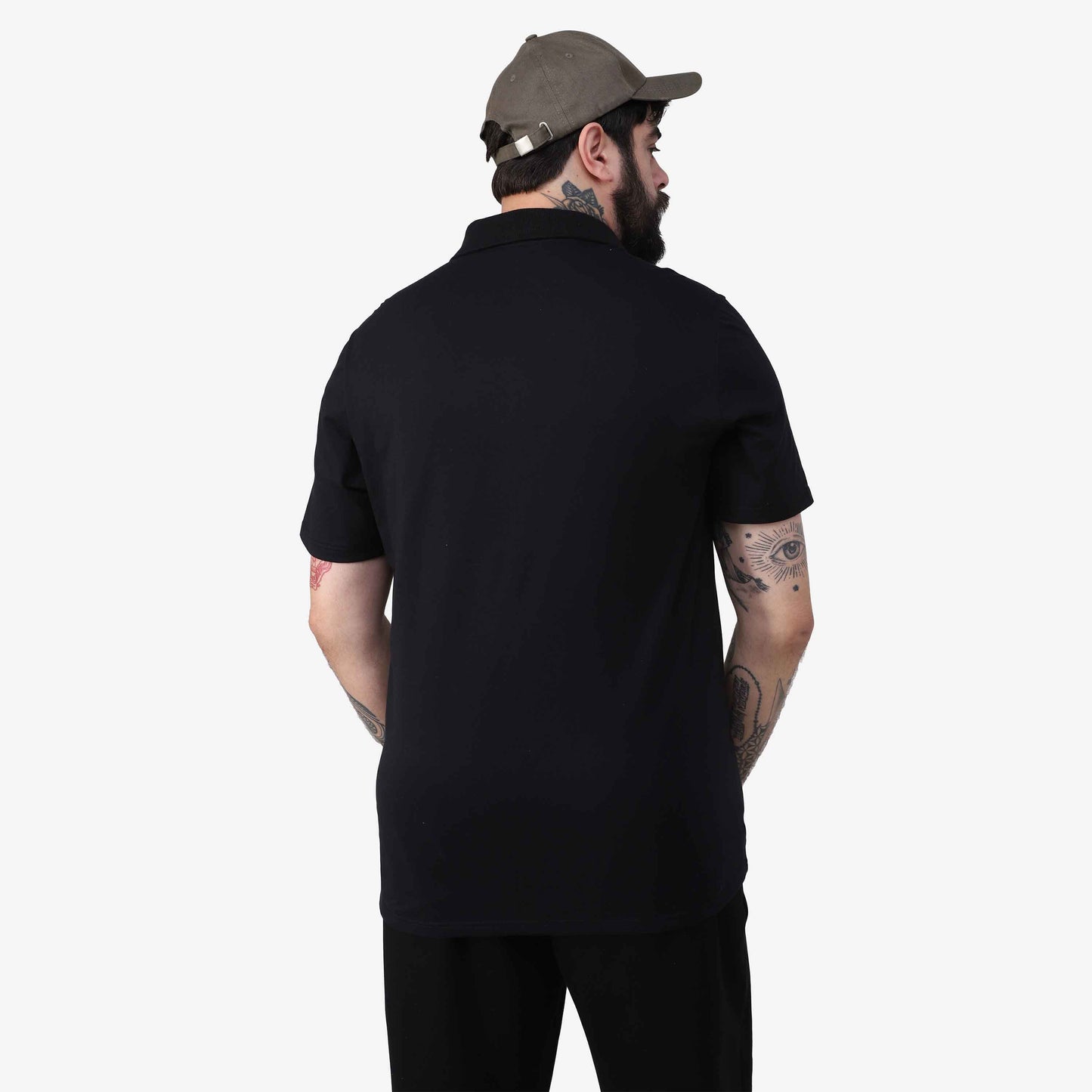 Camisa Polo Tech Anti Odor Plus Masculina - Preto