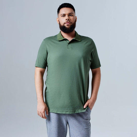 Camisa Polo Tech Anti Odor Plus Masculina - Verde Figo