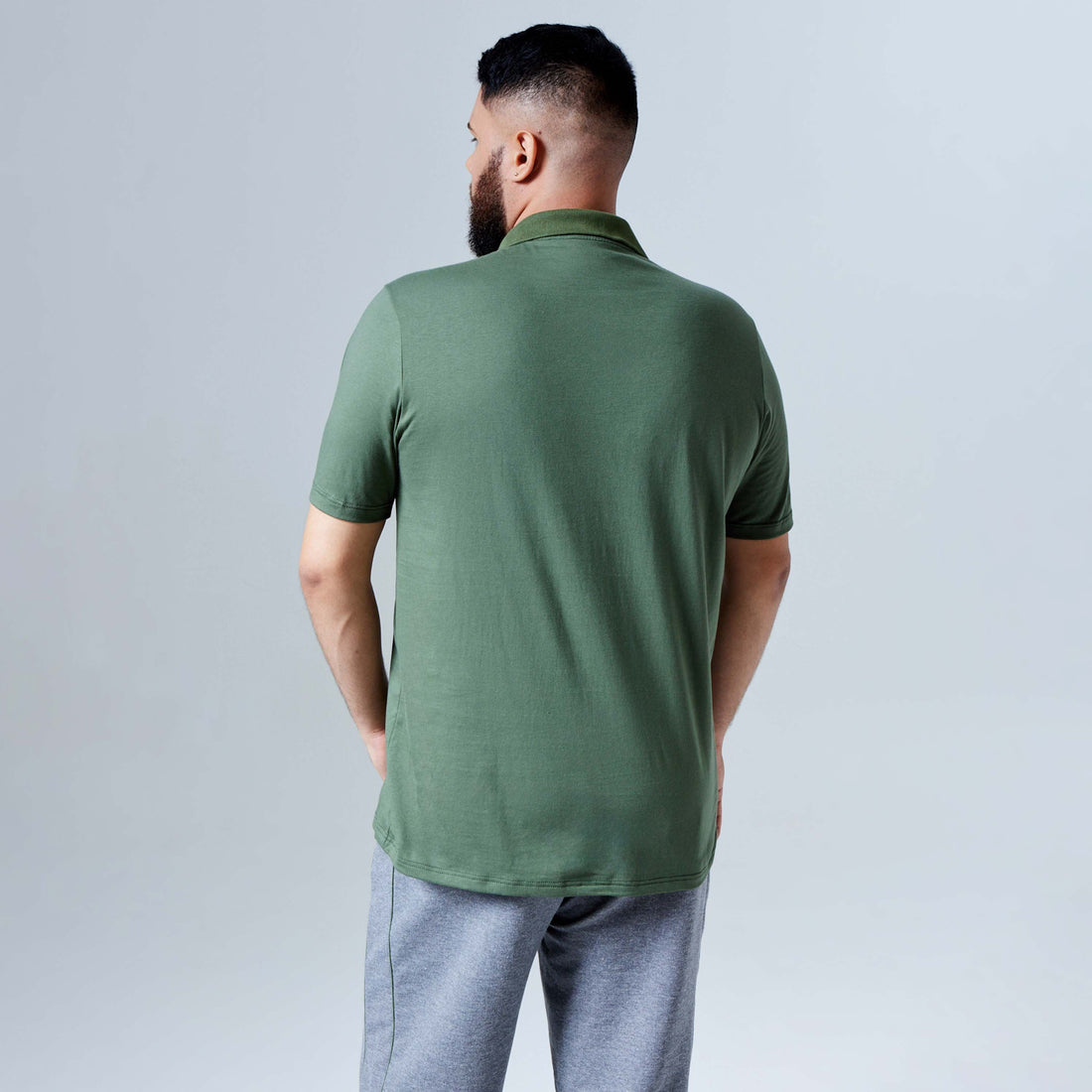 Camisa Polo Tech Anti Odor Plus Masculina - Verde Figo