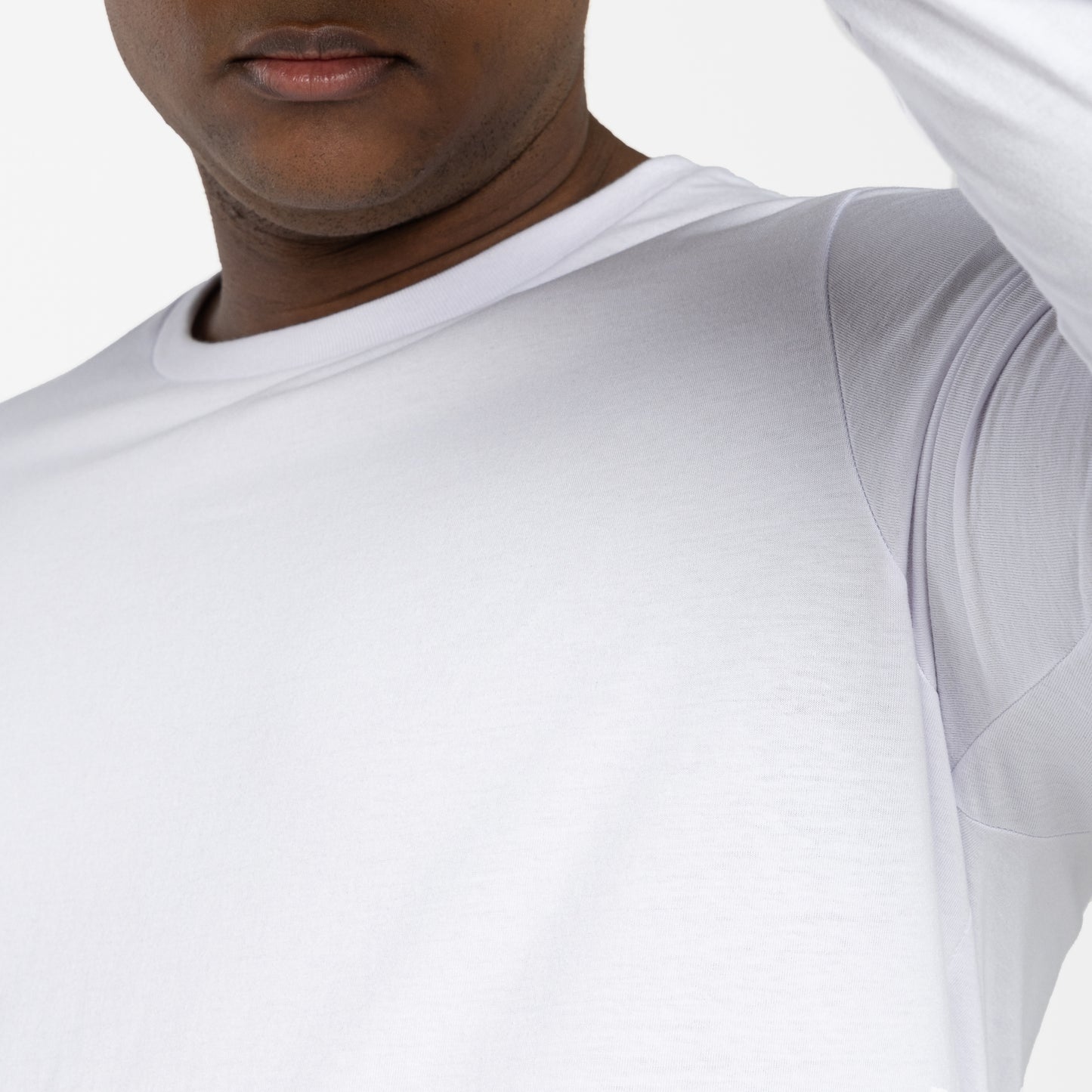 Tech T-Shirt UV Manga Longa Plus Masculina - Branco