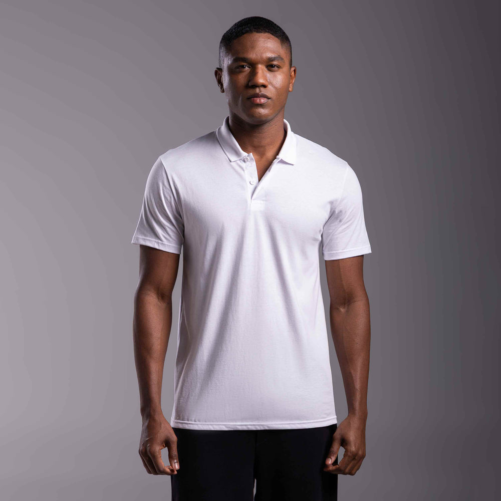 Camisa Polo Tech Anti Odor Masculina - Branco