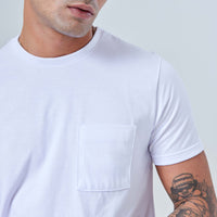 Tech T-Shirt Air Bolso Masculina - Branco