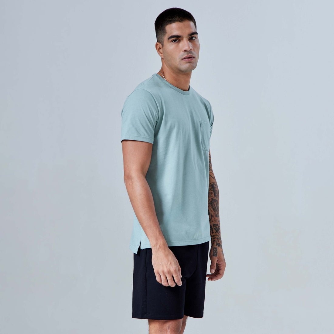 Tech T-Shirt Air Bolso Masculina - Verde Chá