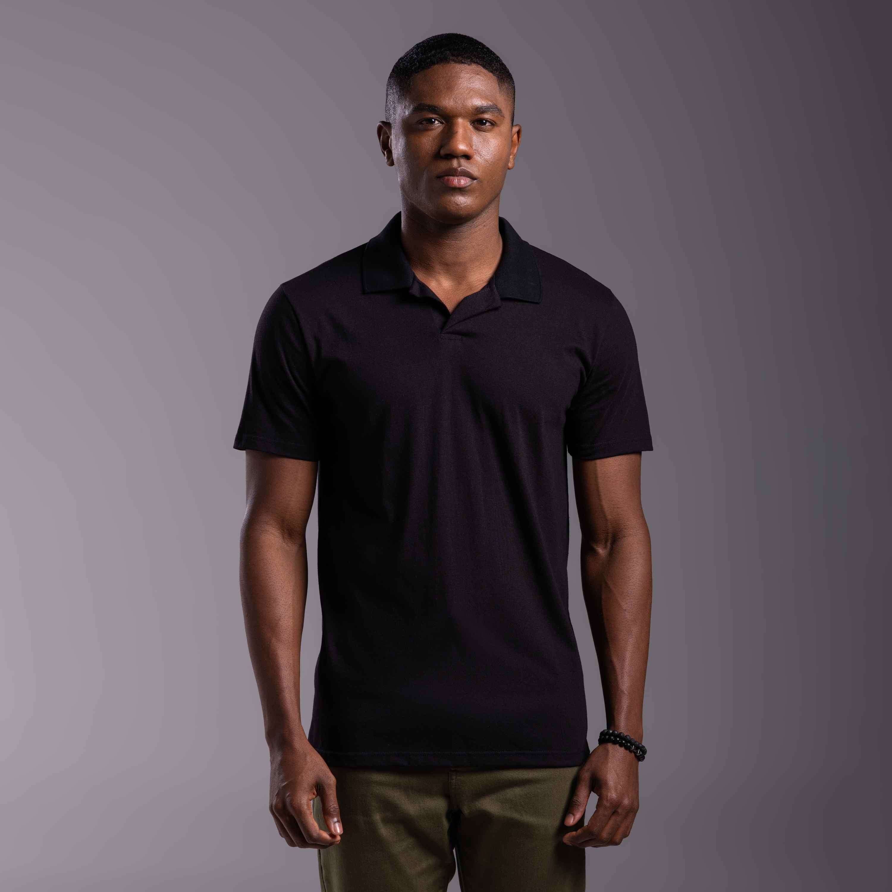 Camisa Polo Tech Air Masculina - Preto