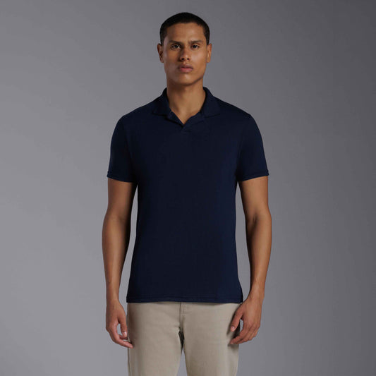 Camisa Polo Tech Air Masculina - Azul Marinho