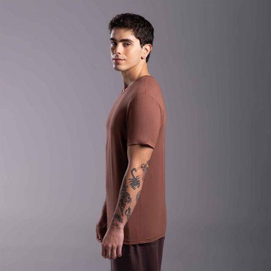 Tech T-Shirt Modal - Marrom Avelã
