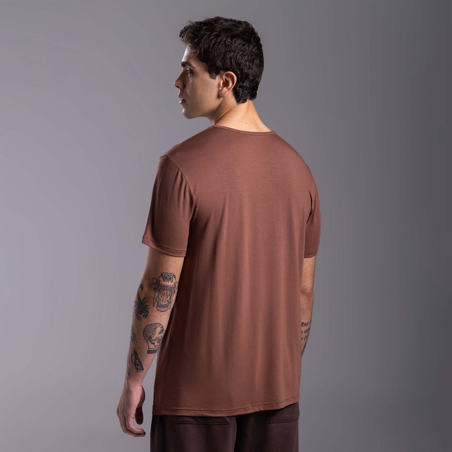 Tech T-Shirt Modal - Marrom Avelã