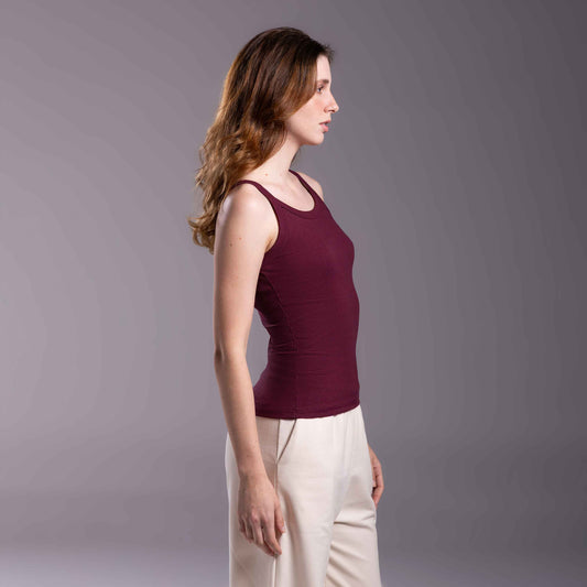 Regata Ribana Tech Anti Odor Feminina - Roxo Amoreira