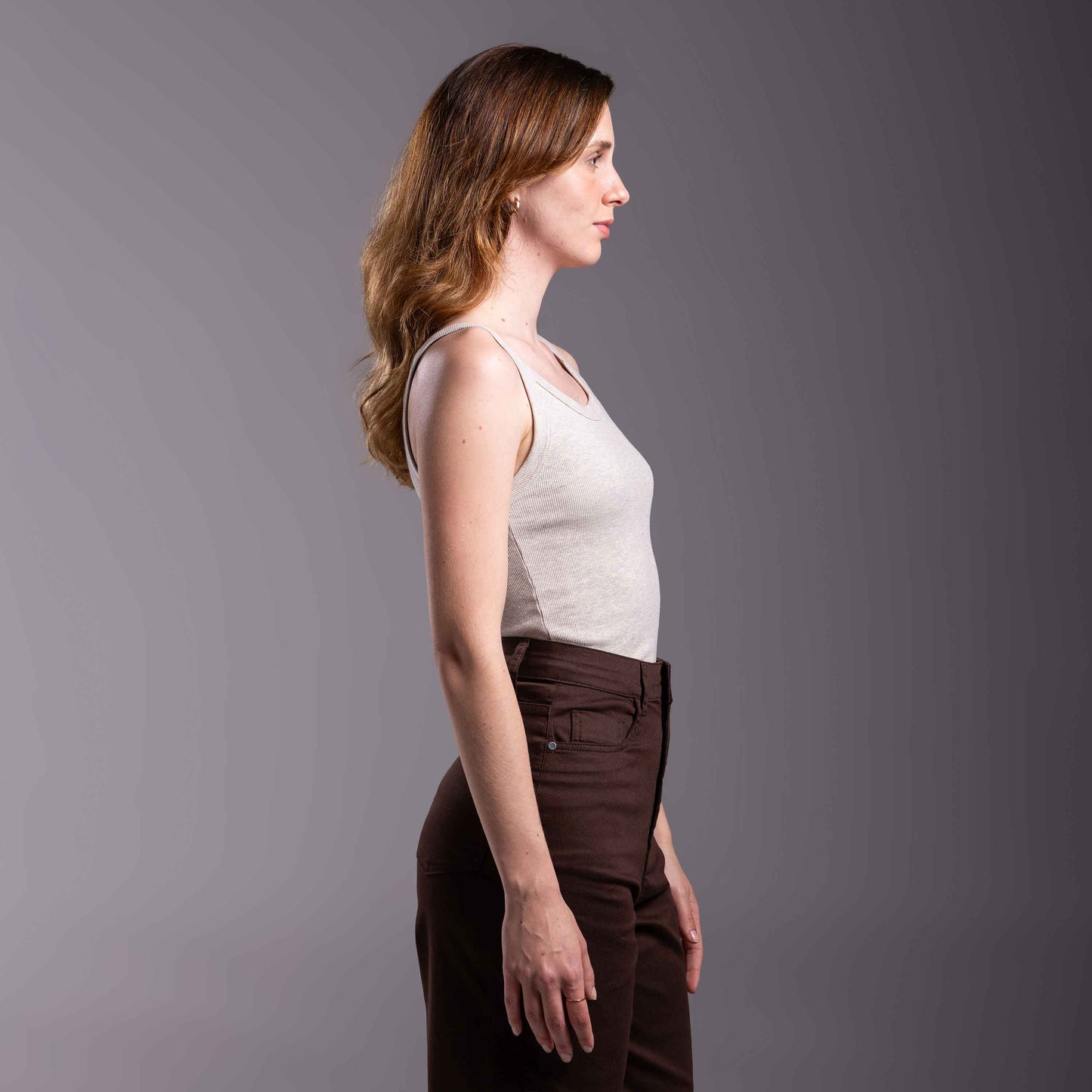 Regata Ribana Tech Anti Odor Feminina - Vanilla Mescla