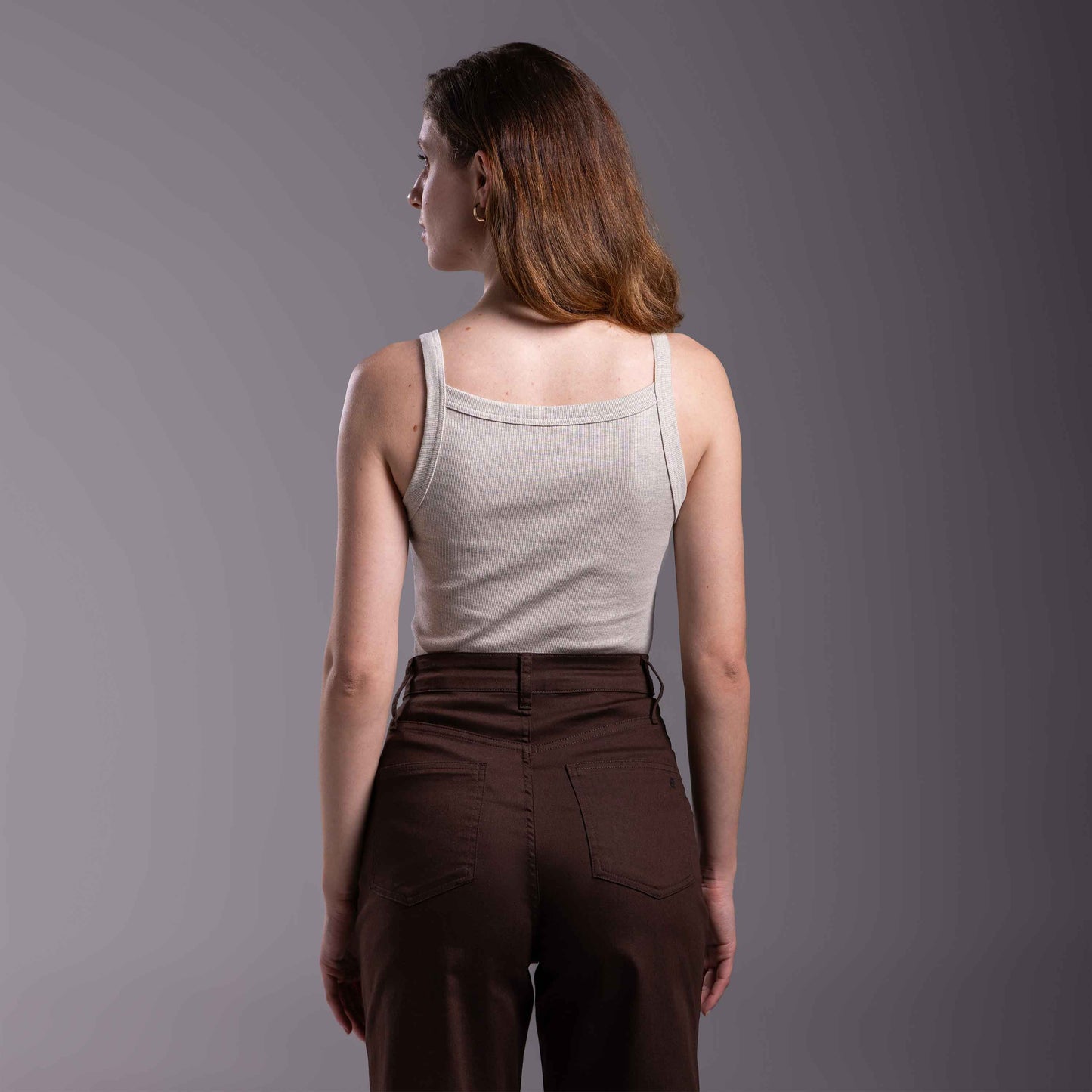 Regata Ribana Tech Anti Odor Feminina - Vanilla Mescla