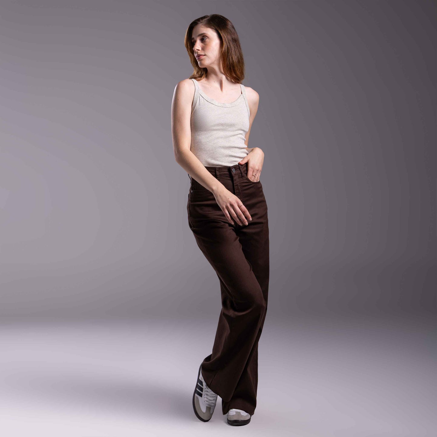 Regata Ribana Tech Anti Odor Feminina - Vanilla Mescla