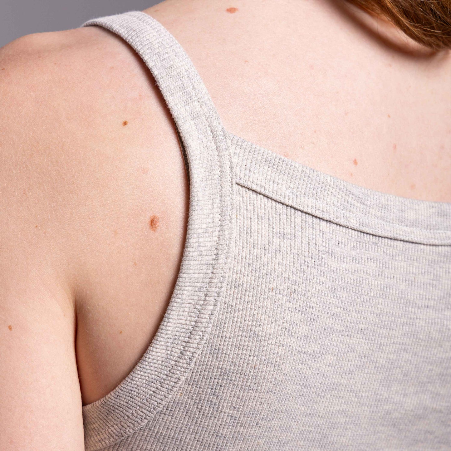 Regata Ribana Tech Anti Odor Feminina - Vanilla Mescla