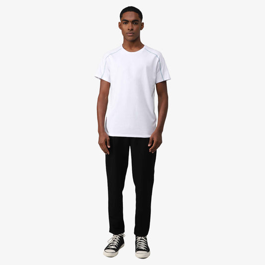 Tech T-Shirt Contraste Impermeável Masculina - Branco