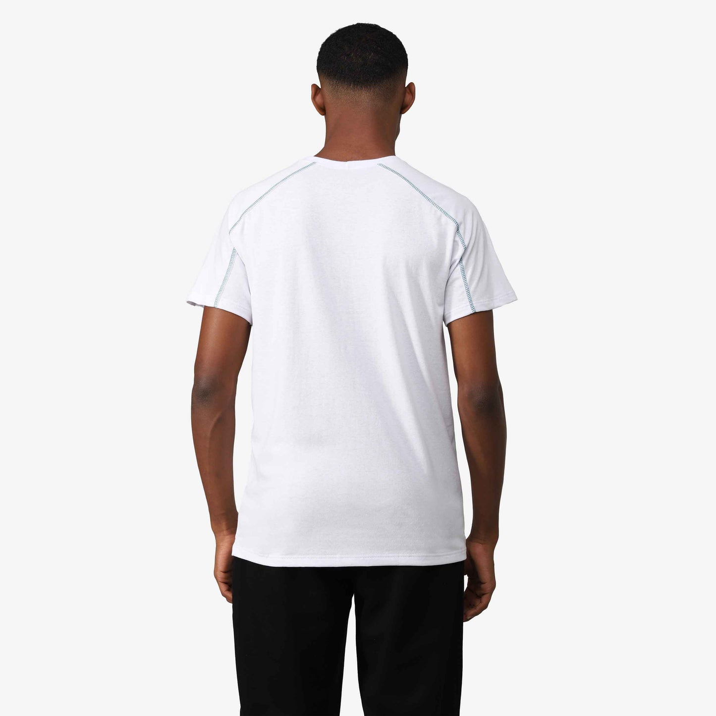 Tech T-Shirt Contraste Impermeável Masculina - Branco