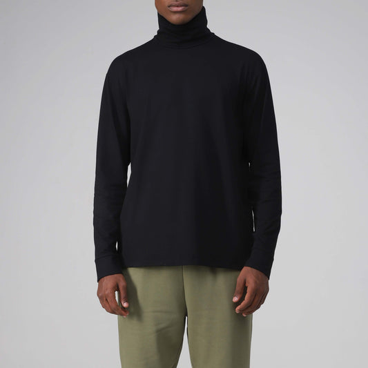 Tech T-Shirt Anti Odor Gola Rolê Masculina - Preto