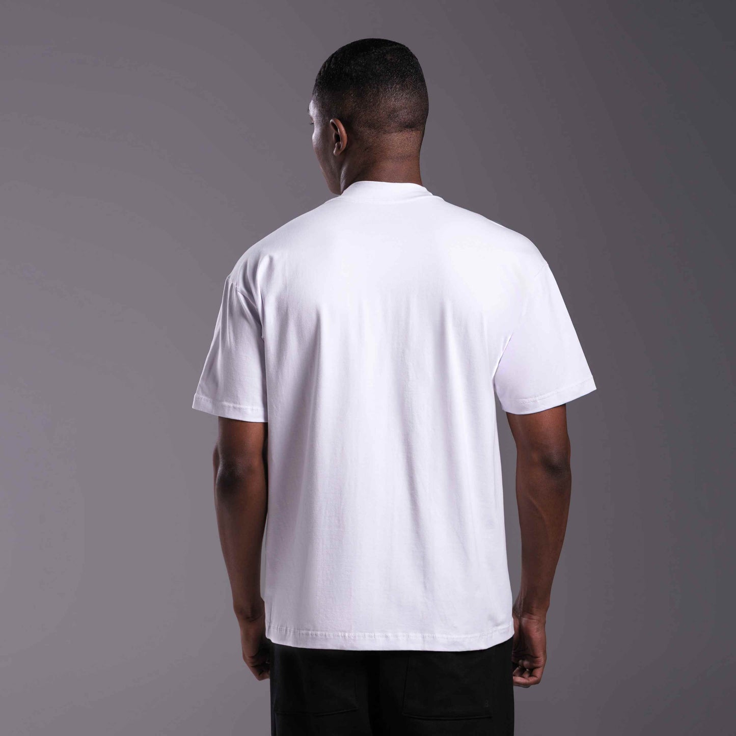 Tech T-Shirt Comfort Anti Odor Gola Alta Masculina - Branco