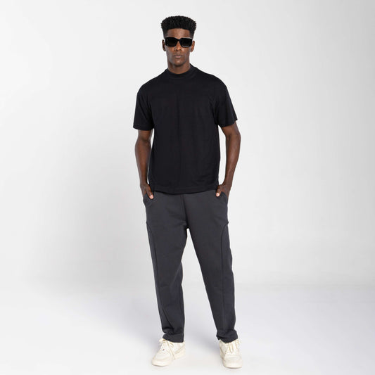 Tech T-Shirt Comfort Anti Odor Gola Alta Masculina - Preto