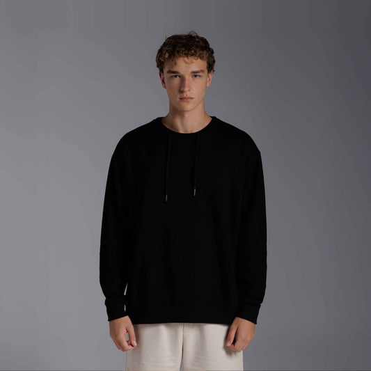 Blusão Moletom Tech NoLiquid Cordão - Preto